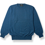 カシミヤクルーネックセーター