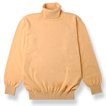 カシミヤタートルネックセーター