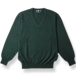 カシミヤVネックセーター