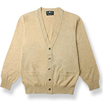 カシミヤカーディガン