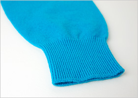 カシミヤVネックセーター/スカイブルー