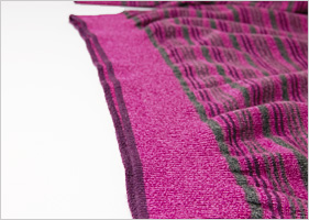 カシミヤクルーネックセーター/パープル