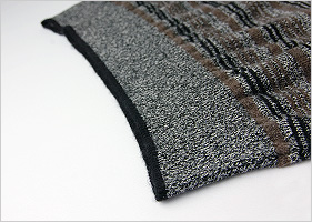 カシミヤクルーネックセーター/チャコールグレー