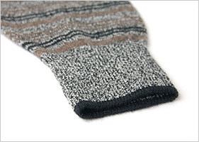 カシミヤクルーネックセーター/チャコールグレー